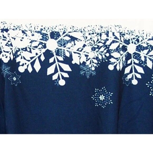 NEW Christmas Snowman Top Long Sleeves Banded Bottom 6X-Measures To Be A 3X/ 4X - Picture 9 of 16
